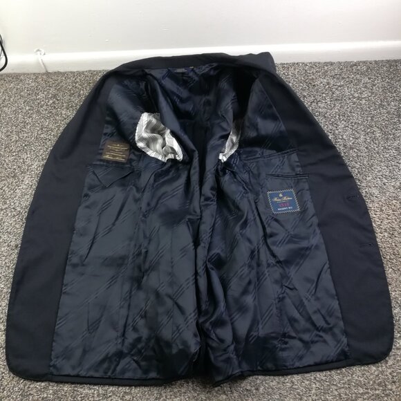 2020 Brooks Brothers Blazer Special Selection Wool Gold Button Blue 42R Regent - Picture 4 of 14